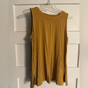 J. Jill Sleeveless Golden Tank Top